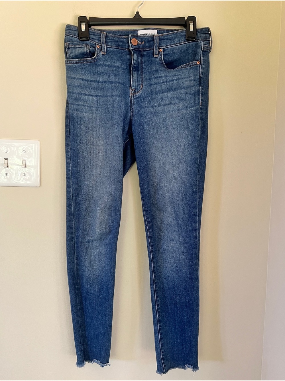William Rast High Rise Ankle Skinny Jeans, Size 26